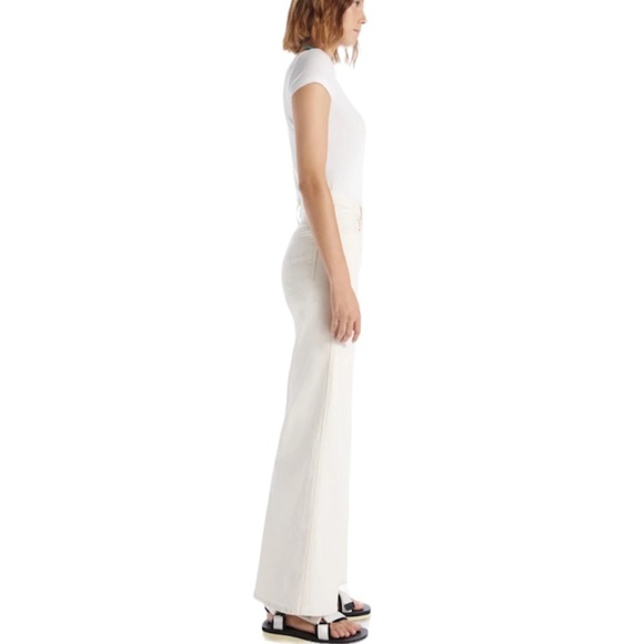 NEW MOTHER SUPERIOR The Side Zip Roller Skimp Flare Leg Jeans NWT - Picture 3 of 15